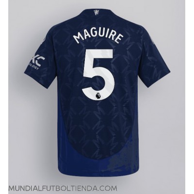 Camiseta Manchester United Harry Maguire #5 Segunda Equipación Replica 2024-25 mangas cortas Camiseta Manchester United Harry Maguire #5 Segunda Equipación Replica 2024-25 mangas cortas